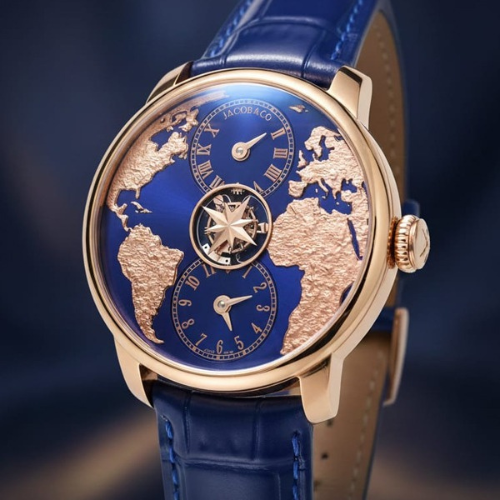 Luxury Watch The World is Yours Dual Time Zone Tourbillon(Refurbished)