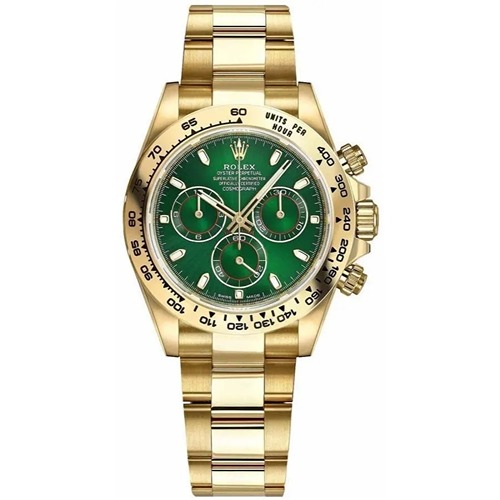 Luxury Watch Daytona Automatic Gold Chain Green Dial(Refurbished)
