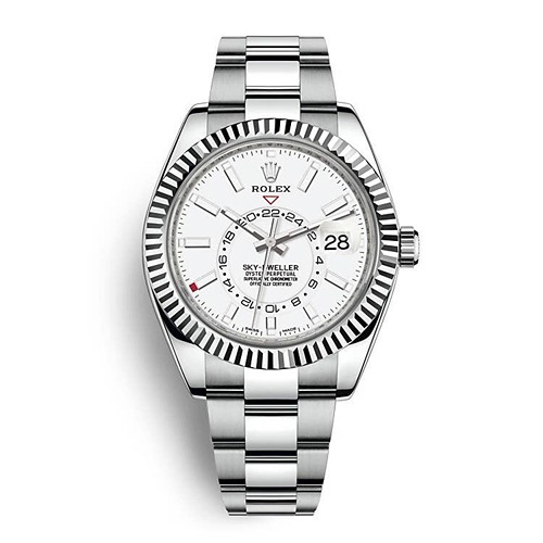 Luxury Watch Sky Dweller Oyster White Dial(Refurbished)