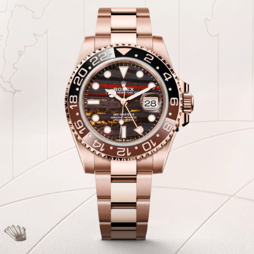 Luxury GMT-Master2 Oyster, Color Line, 40 mm, Everose gold(Refurbished)