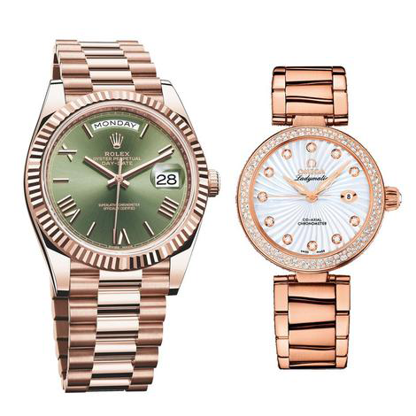 Luxury Watch Rosegold Wow Couple(Refurbished)