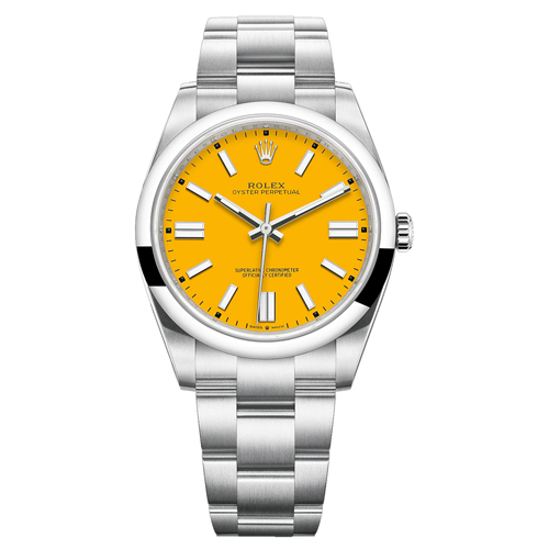 Luxury Watch oyster perpetual yellow dial 212(Refurbished)