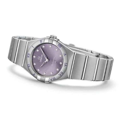Designer Watch Constellation Purple 28mm Stainless Steel Ladies(Refurbished)