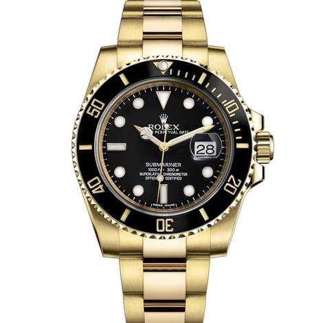 Luxury Watch Submariner Yellow Gold Black Dial 8987(Refurbished)